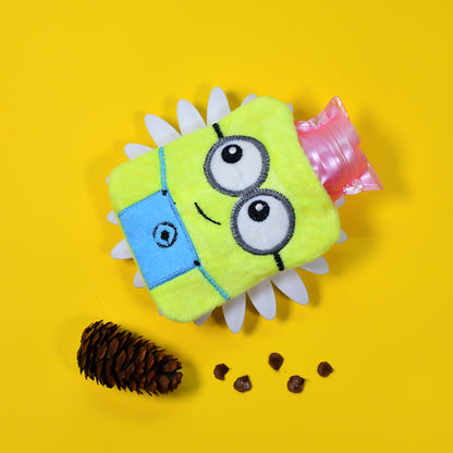 2eye Minions Small Hot Water Bag With Cover For Pain Relief Neck Shoulder Pain And Hand Feet Warmer Menstrual Cramps.