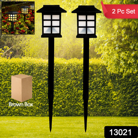 Solar Garden Lights Outdoor Solar Landscape Lights Waterproof Outdoor Solar Lights Walkway For Patio Lawn Yard And Landscape (Pack Of 2)