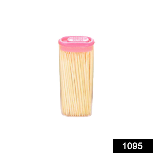 Bamboo Toothpicks With Dispenser Box