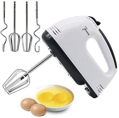 Compact Hand Electric Mixer Blender for Whipping Mixing With Attachments