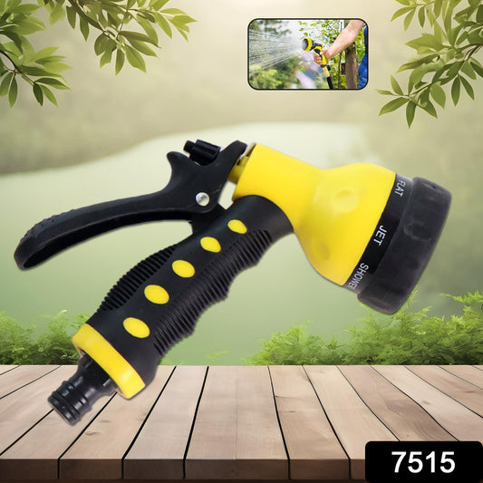 Adjustable 8 Pattern Water Spray Gun Trigger High Pressure For Vehicle  Cleaning Garden Lawn Grass Rinse Flat Soak  Washing For Car Bike Plants Pressure Washer Water Nozzle