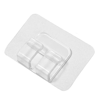 Transparent Self-adhesive Wall Wire Clip Hold (1 Pc)
