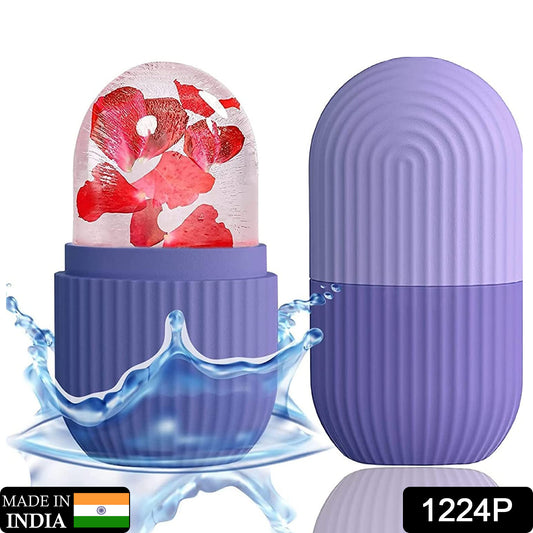 Beauty Ice Roller For Face Massager  Eye Reusable Face Rollers Facial Roller ( Purple Color)
