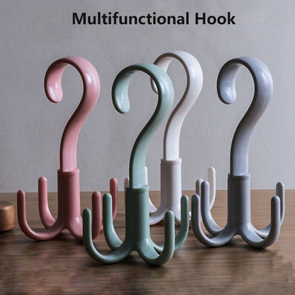 4-claw Multi-function 360 Degree Rotatable Purse Rack Handbag Hanger Hook
