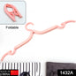 Travel Hangers With Clips Portable Folding Clothes Hangers For Scarves Suits Trousers Pants Shirts Socks Underwear Travel Home Foldable Clothes Drying Rack