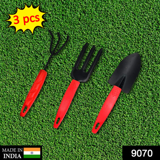 3pcs Small Sized Hand Cultivator Small Trowel Garden Fork