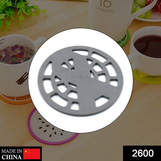1pc Silicone Fancy Coaster For Holding Bowls And Utensils Including All Kitchen Purposes.