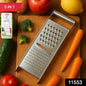 Apex Stainless Steel Grater  Slicer (3 In 1)