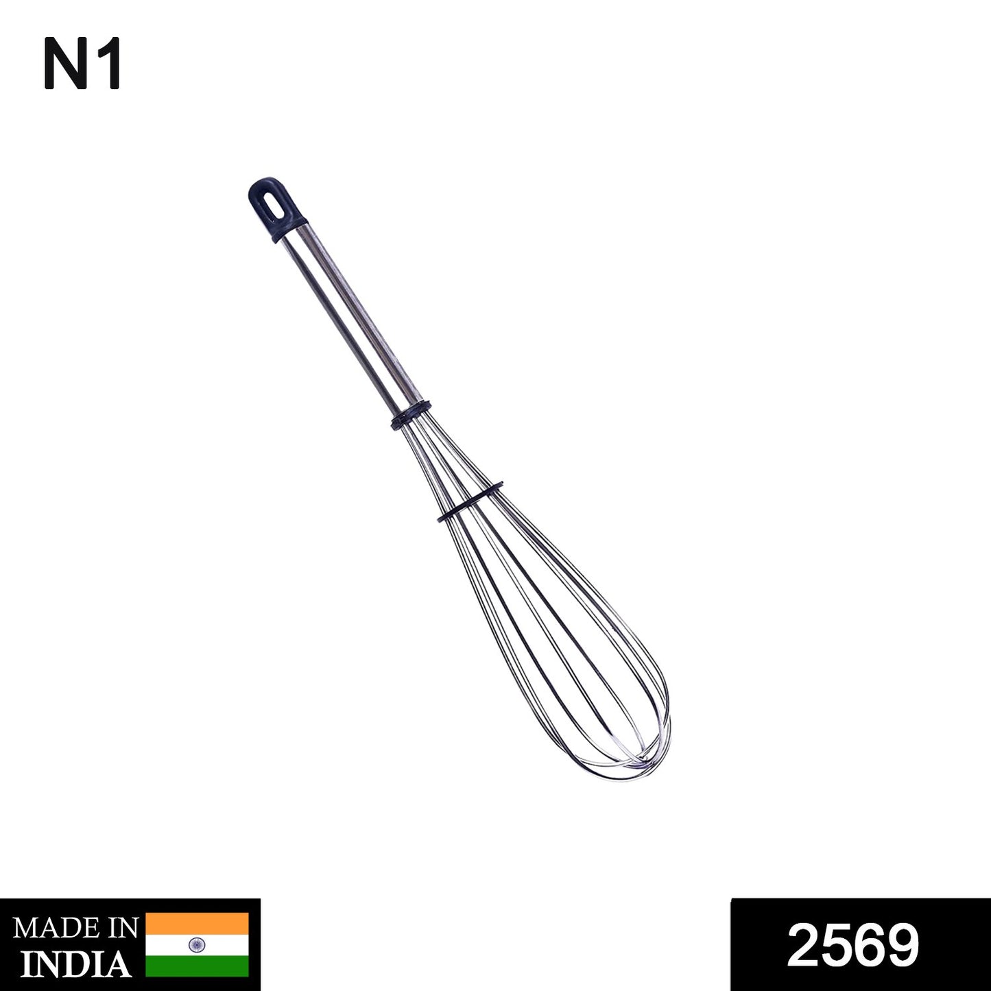 Stainless Steel Wire Whiskballoon Whiskegg Frother Milk  Egg Beater (8 Inch)