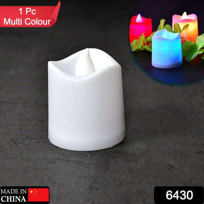 1pc Festival Decorative - Led Tealight Candles  Battery Operated Candle Ideal For Party.