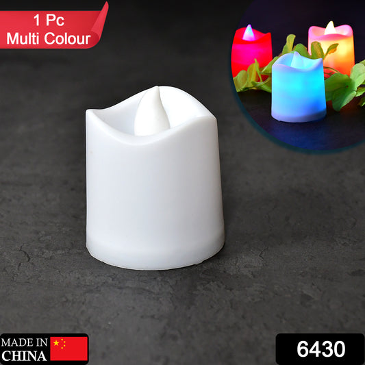 1pc Festival Decorative - Led Tealight Candles  Battery Operated Candle Ideal For Party.