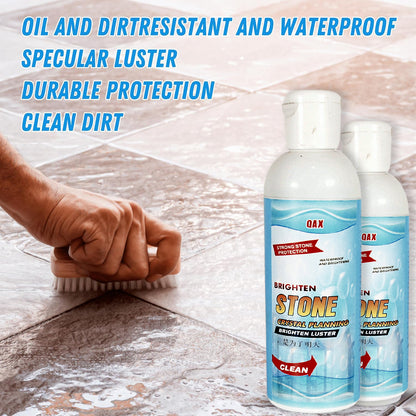Stone Stain Remover Cleaner Stone Crystal Plating Agent Marble Stone Cleaner Polishes Crystal Plating For Kitchen Patio Backyard Marble Cleaner And Polish (75 Ml Approx  1 Pc)