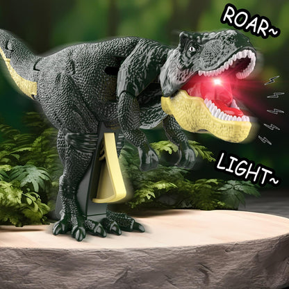 Dinosaur Roaring Toys Trigger Dinosaurs Toys With Dinosaur Sound Lighting Model Vibrating Headmoving (3 + Years  1 Pc)