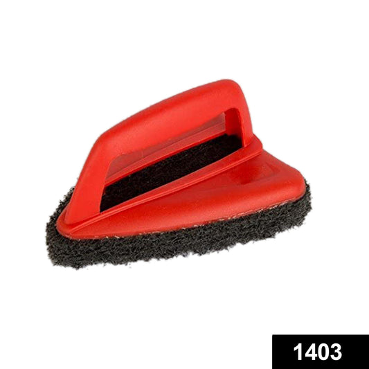 Bathroom Brush With Abrasive Scrubber For Superior Tile Cleaning