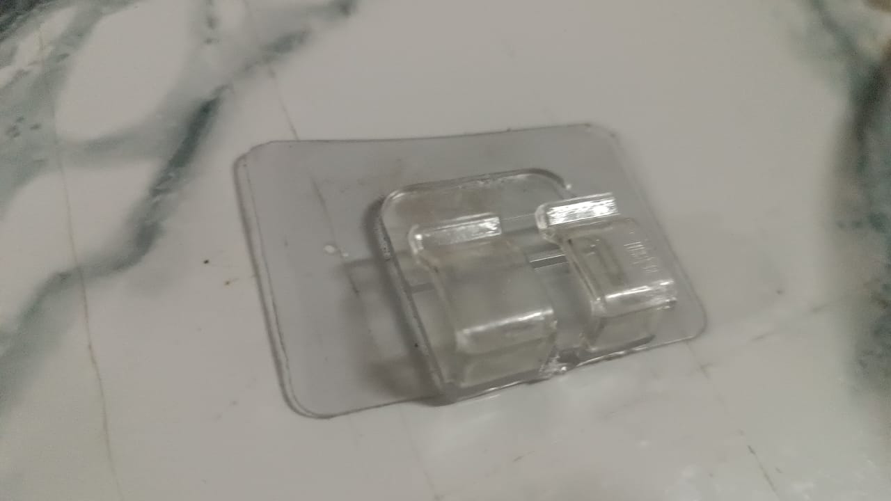 Transparent Self-adhesive Wall Wire Clip Hold (1 Pc)