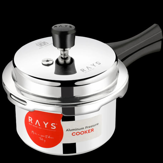 Aluminium Rays Aura Pressure Cookers With Outer Lid (3.5 Litres)