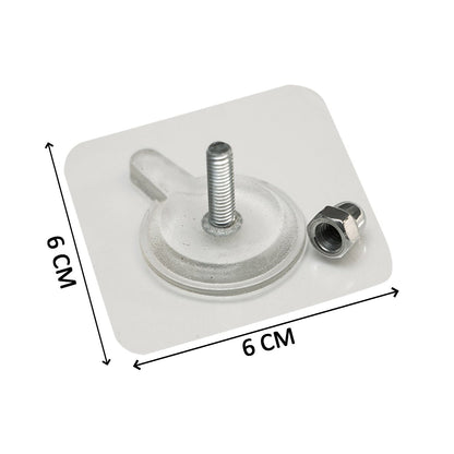 Adhesive Screw Wall Hook Used In All Kinds Of Places Including Household And Offices For Hanging And Holding Stuffs Etc.