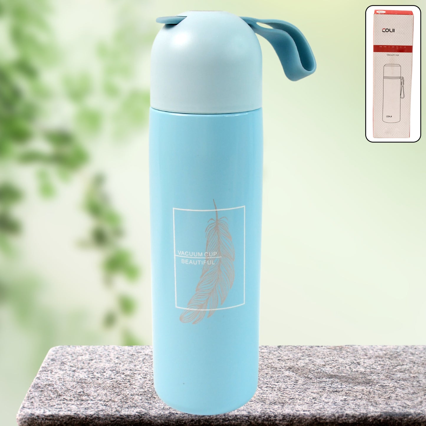 Stainless Steel Water Bottle With Handle Easy To Carry Fridge Water Bottle Leak Proof Rust Proof Hot  Cold Drinks Gym Sipper Bpa Free Food Grade Quality Steel Fridge Bottle For Officegymschool (Approx 500 Ml)