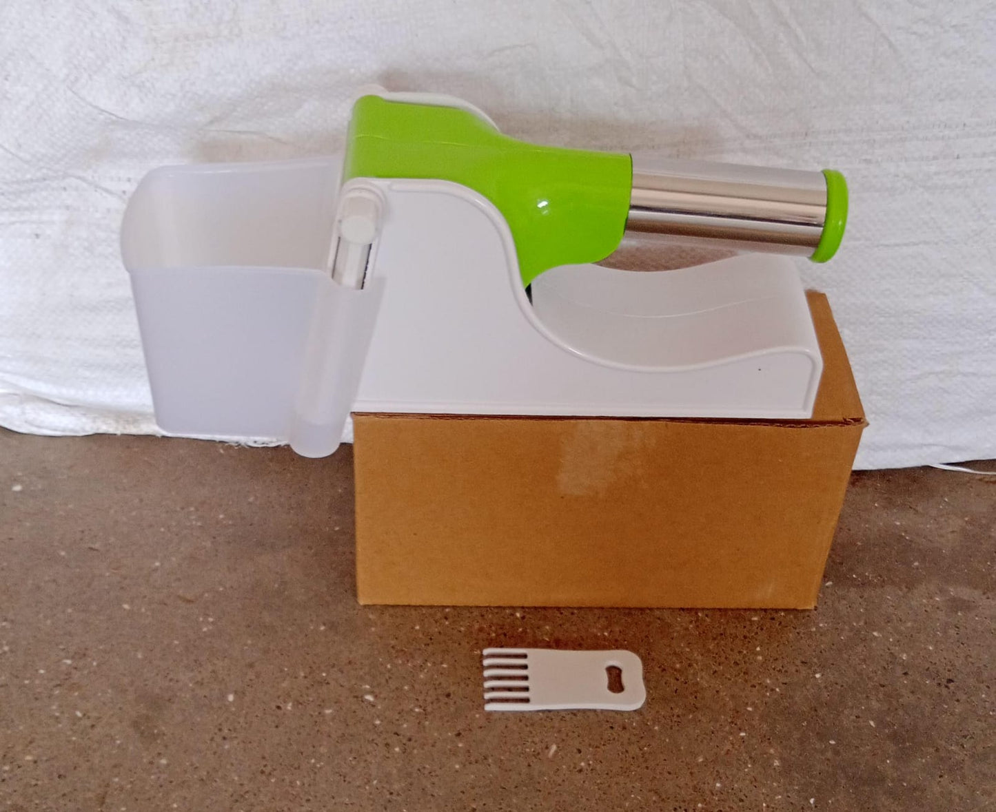 Virgin Plastic French Fry Chipper Potato Slicer With Container