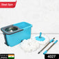 Quick Spin Mop – Plastic Floor Cleaner with Big Bucket & Easy Wheels