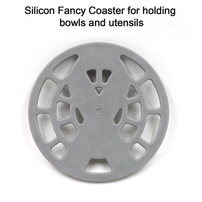 1pc Silicone Fancy Coaster For Holding Bowls And Utensils Including All Kitchen Purposes.