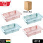 Adjustable Fridge Storage Basket Fridge Racks Tray Sliding Storage Racks (4 Pc Set)