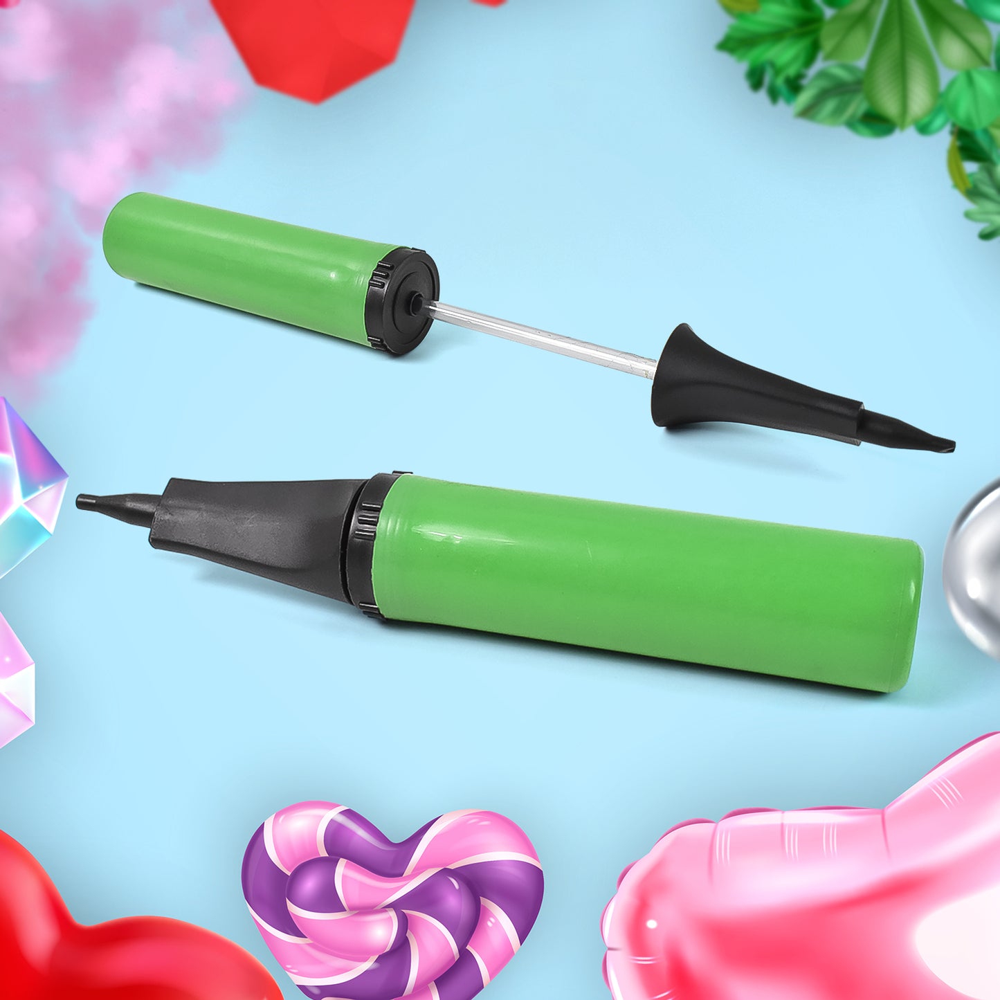 Pump For Balloons Hand Pump Air Pump Balloon Robust Durable Plastic For Party Birthday Wedding Inflatable Toys