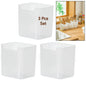3pcs Clear Plastic Organizer Storage Versatile Kitchen Drawer Organizer Tray For Desk Makeup Bathroom Kitchen Pantry Cabinet