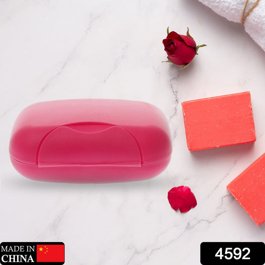 Travel Soap Case Box Plastic Soap Box With Cover Waterproof Leakproof Soap Dish For Bathroom  Travel Use (1pc)