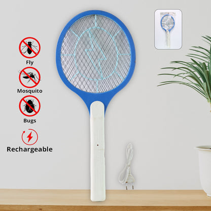 Anti Mosquito Racquet Rechargeable Insect Killer Bat With Led Light