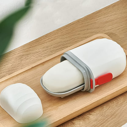 Stylish And Practical Soap Holder For Travel Soap Box With Secure Seal And Non Leak Design Stylish Soap Box For Home Bathroom Hiking Travel Campingcapsule Soap Box (1 Pc)