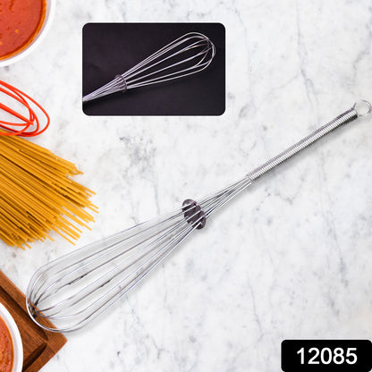 Stainless Steel Manual Milk Frother Egg Whisk Free Egg Separator (1 Pc)