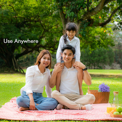 Picnic Blanket Beach Mat Picnic Blanket For Indoor And Outdoor Sand Proof Waterproof Larger Mat For Beach Travel Camping Hiking Park Grass Handy Mat Tote Foldable (190cmx146cm)
