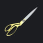 Stainless Steel Tailoring Scissor Sharp Cloth Cutting For Professionals (8.5inch) (Golden)