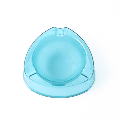 Oblivion Heavy-duty Transparent Plastic Ashtray With Triple Rest Slots  Anti-slip Base (1 Pc)