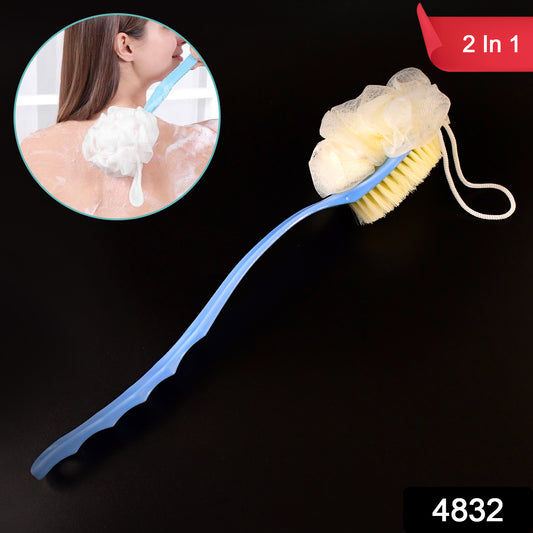 2 in1 Bath Brush With Long Handle