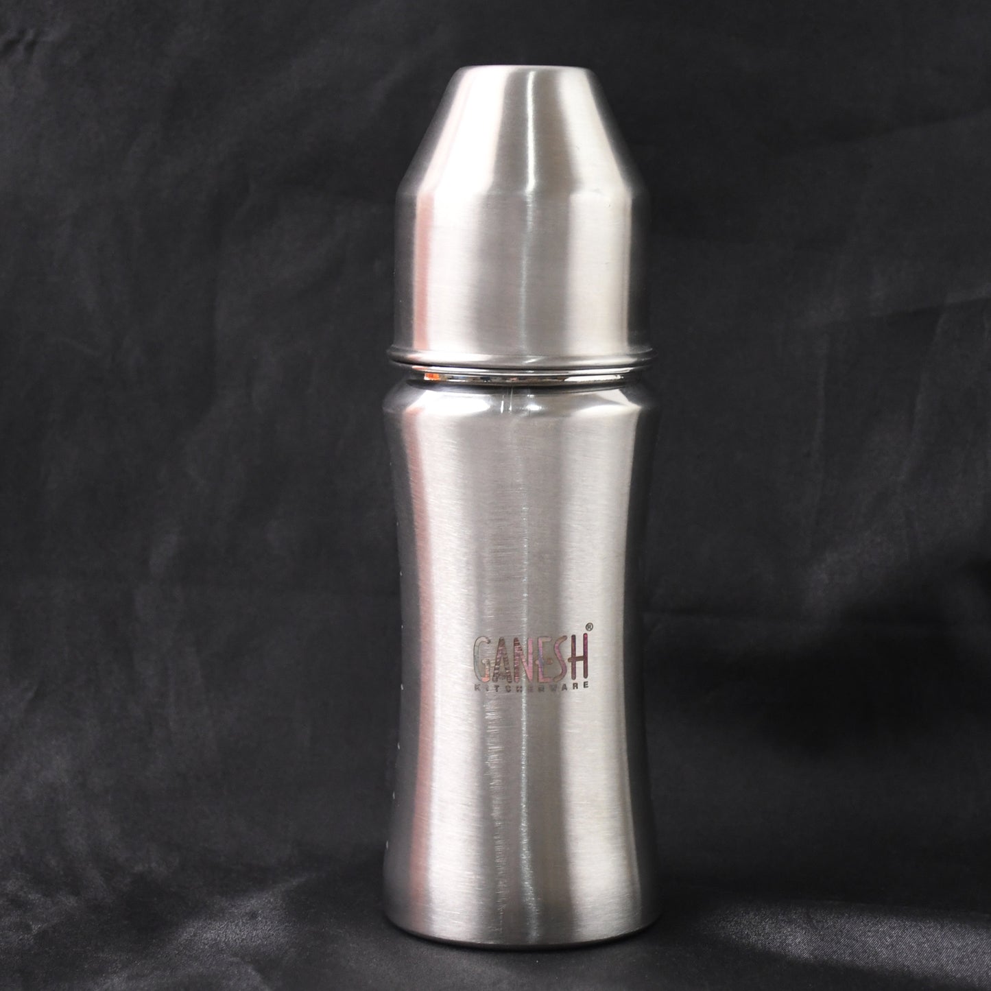 Ganesh Stainless Steel Baby Feeding Bottle Milk Bottle For New Born  Infants  Toddler Up To 3 Years Bfa Free (250 Ml Approx)