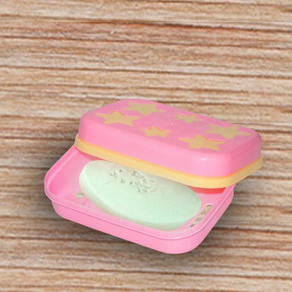 Star Shaped Self Design Soap Case Holder For Bathroom