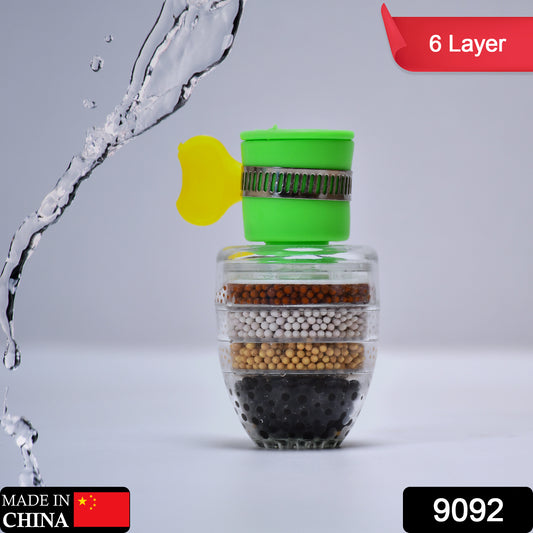 Water Faucet Clean Purifier Filter Cartridge Water Tap Upgrade Universal Interface Faucet Filter (Six Layer Purifier)