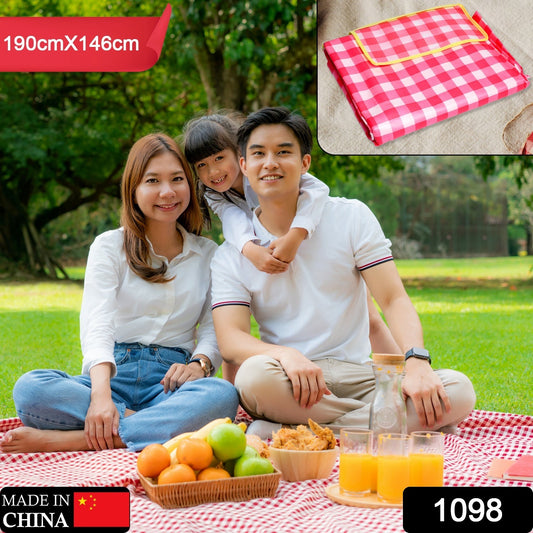 Picnic Blanket Beach Mat Picnic Blanket For Indoor And Outdoor Sand Proof Waterproof Larger Mat For Beach Travel Camping Hiking Park Grass Handy Mat Tote Foldable (190cmx146cm)