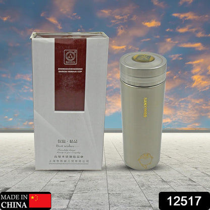 Vacuum Insulated Stainless Steel Flask Water Beverage Travel Bottle Bpa Free Leakproof Portable For Officegymschool (1 Pc)