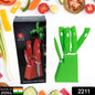 Stainless Steel Knife  Peeler Set With Stand - 6 Pcs