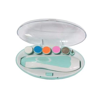 Electric Baby Nail Trimmer with Grinding Heads for Newborn Infant and Toddler