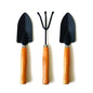 Small Sized Hand Cultivator Small Trowel Garden Fork (Set Of 3)