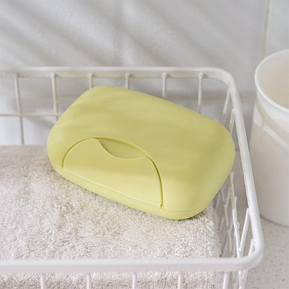 Travel Soap Case Box Plastic Soap Box With Cover Waterproof Leakproof Soap Dish For Bathroom  Travel Use (1pc)
