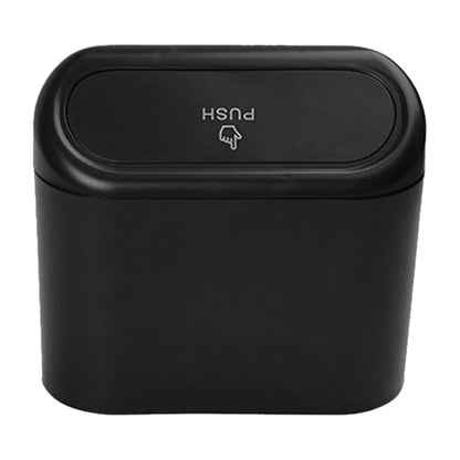 Plastic Mini Car Trash Can / Bin with Lid (1 Pc / With Brown Box)